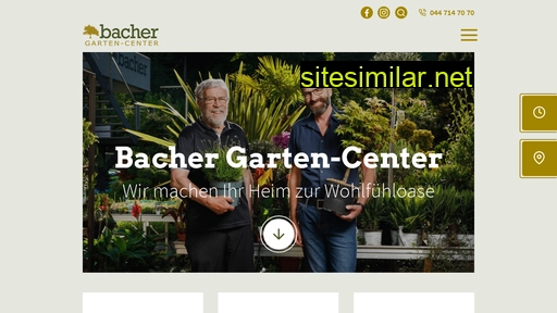 bacher-gartencenter.ch alternative sites