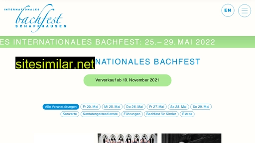 bachfest.ch alternative sites