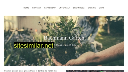 bachmann-garten.ch alternative sites