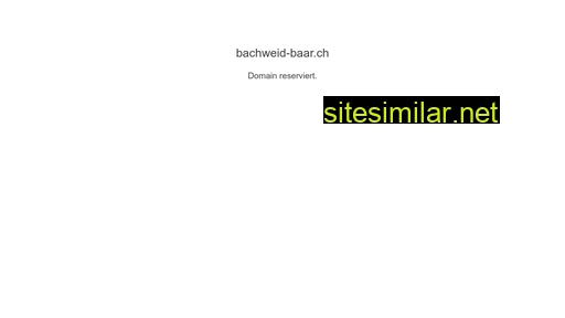 bachweid-baar.ch alternative sites