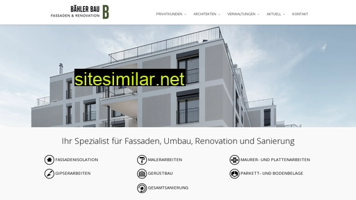 baehler-bau.ch alternative sites