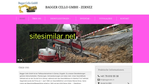 baggercello.ch alternative sites