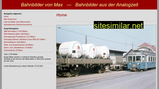 bahnbilder-von-max.ch alternative sites