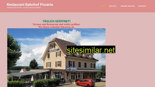 bahnhof-pizzeria.ch alternative sites