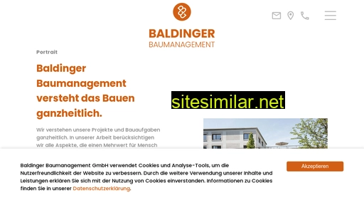 baldingerbaumanagement.ch alternative sites