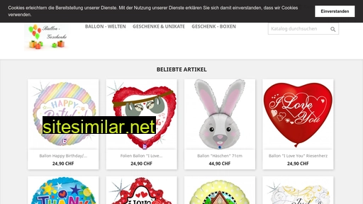 ballon-geschenke.ch alternative sites