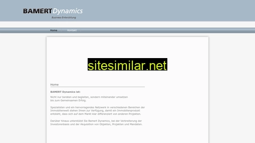 bamertdynamics.ch alternative sites