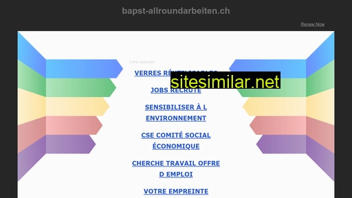 bapst-allroundarbeiten.ch alternative sites