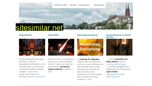 baslermuenster.ch alternative sites