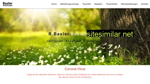 basler-bestattungen.ch alternative sites