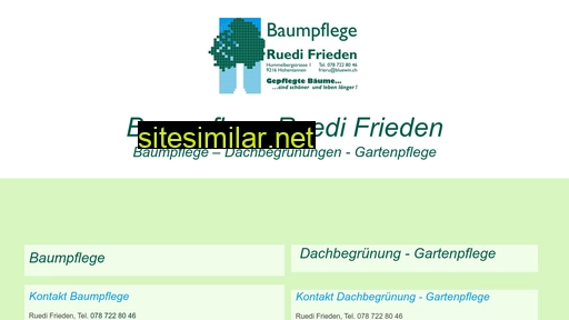 baumpflege-frieden.ch alternative sites