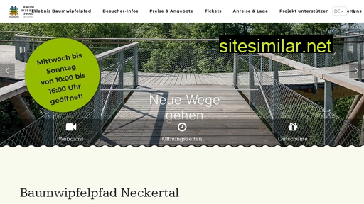 baumwipfelpfad.ch alternative sites