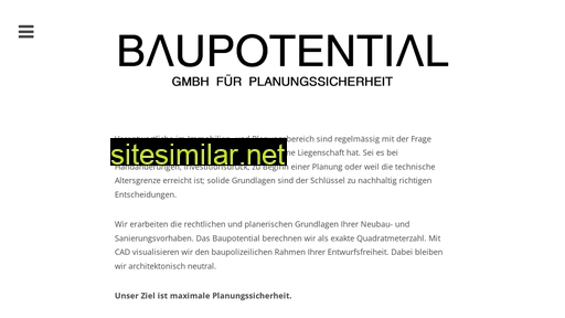 baupotential.ch alternative sites
