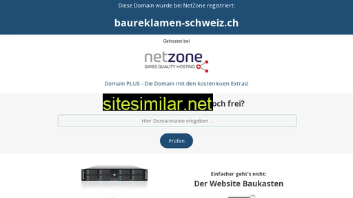 baureklamen-schweiz.ch alternative sites