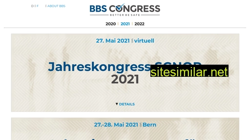 bbscongress.ch alternative sites