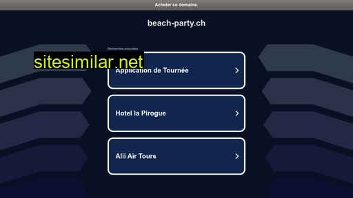 beach-party.ch alternative sites