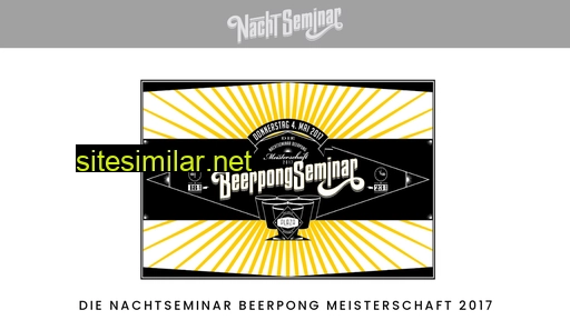 beerpongseminar.ch alternative sites