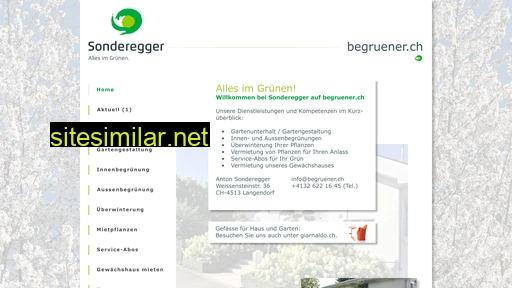 begruener.ch alternative sites