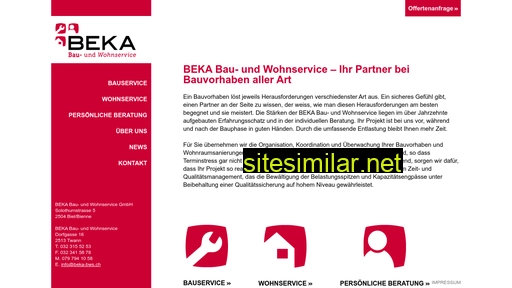 beka-bws.ch alternative sites