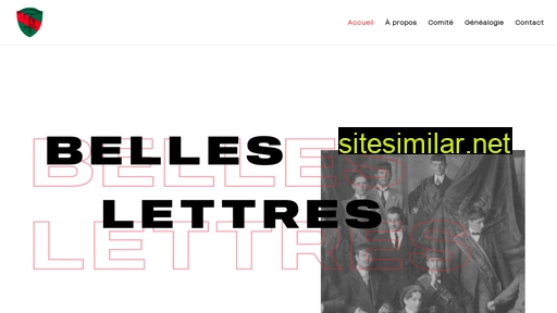 belleslettres-ge.ch alternative sites
