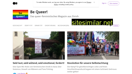 be-queer.ch alternative sites