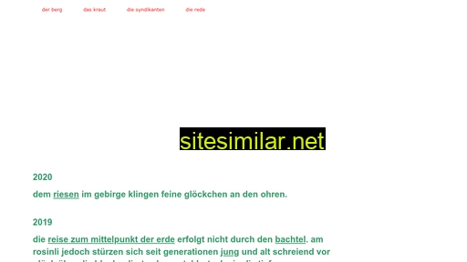 bergkrautsyndikat.ch alternative sites