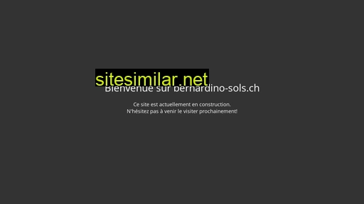 bernardino-sols.ch alternative sites