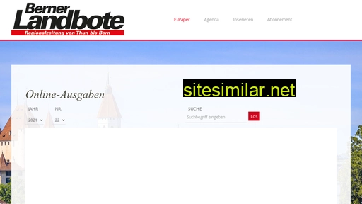 bernerlandbote.ch alternative sites