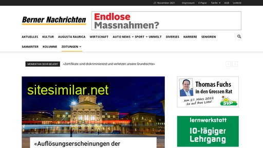 bernernachrichten.ch alternative sites