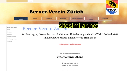bernerverein-zuerich.ch alternative sites