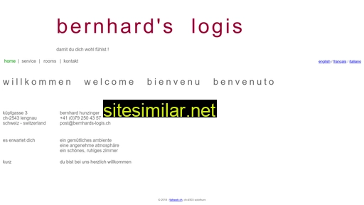bernhards-logis.ch alternative sites