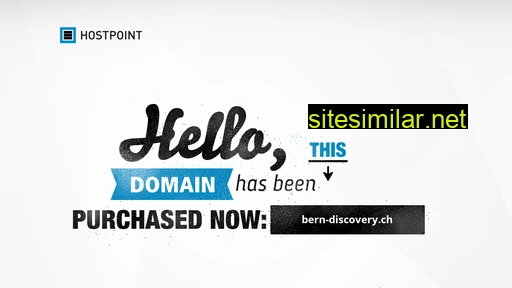 Bern-discovery similar sites