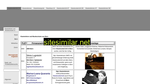 bern-klavierunterricht.ch alternative sites