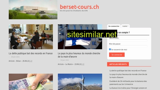 berset-cours.ch alternative sites