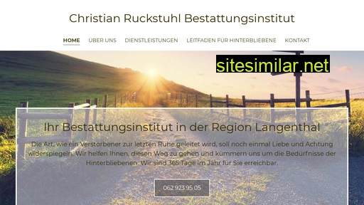 bestattungen-ruckstuhl.ch alternative sites