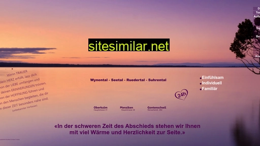 bestattungsinstitut-wynental.ch alternative sites