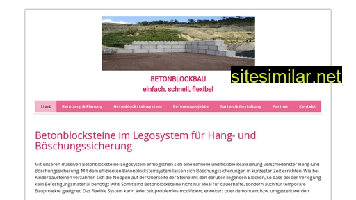 betonblockbau.ch alternative sites