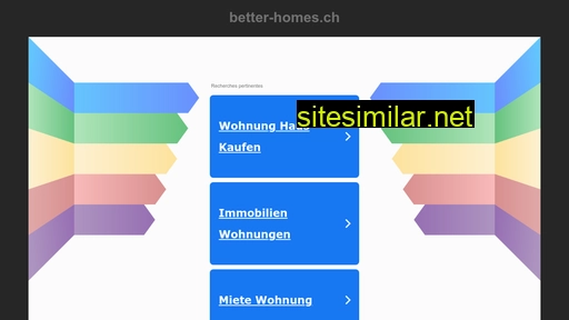 better-homes.ch alternative sites
