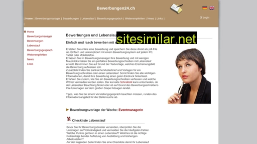 bewerbungen24.ch alternative sites