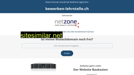 bewerben-lehrstelle.ch alternative sites