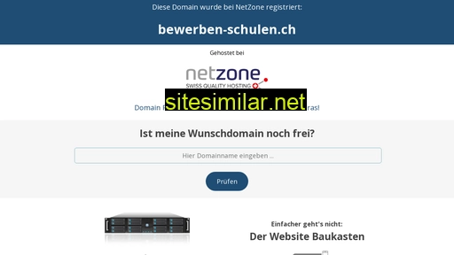 bewerben-schulen.ch alternative sites