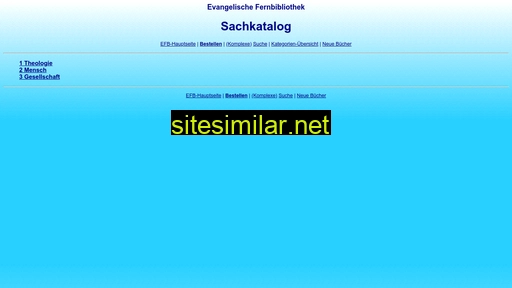 bibliothekskatalog-efb.ch alternative sites