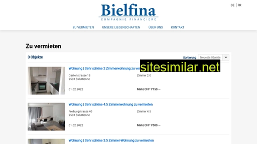 bielfina.ch alternative sites