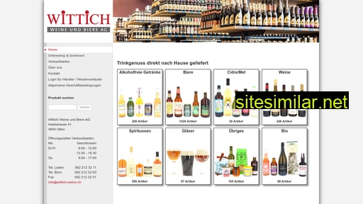 biershop-wittich.ch alternative sites
