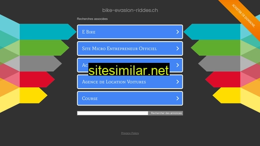 bike-evasion-riddes.ch alternative sites