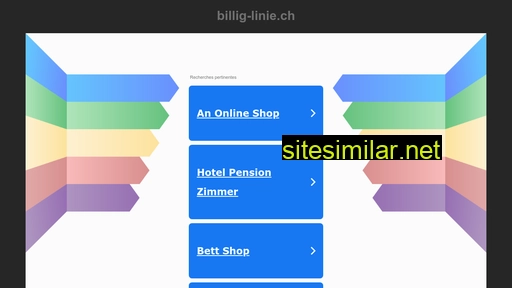 billig-linie.ch alternative sites