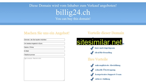 billig24.ch alternative sites