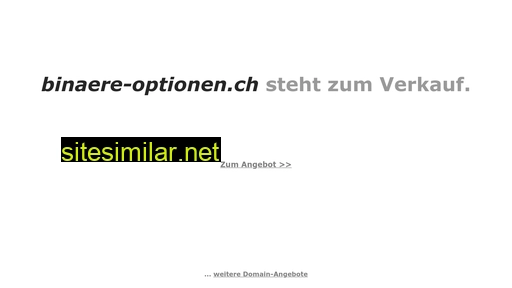 binaere-optionen.ch alternative sites