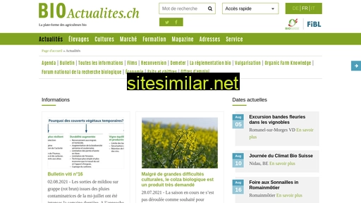 bioactualites.ch alternative sites