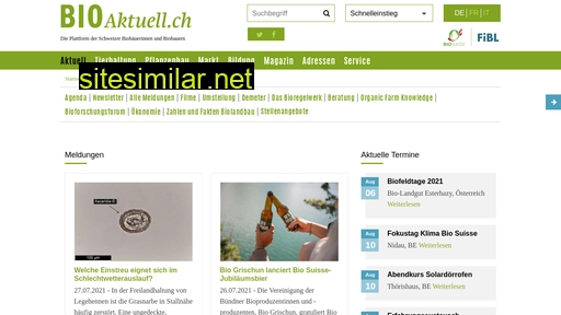 bioaktuell.ch alternative sites